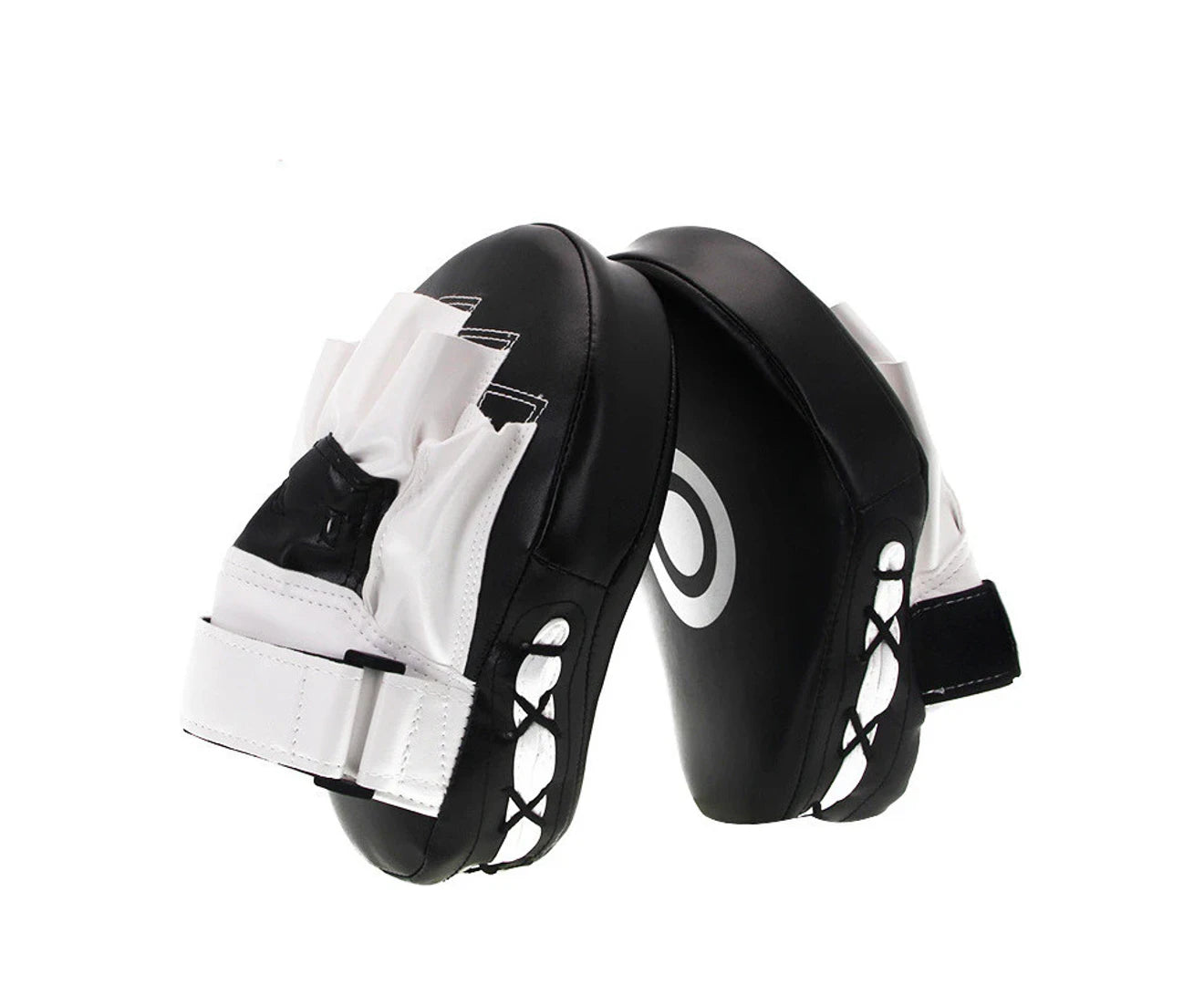 Boxing Curved Focus Punching Mitts Thickening Leatherette Training Hand Pads for Karate Gym